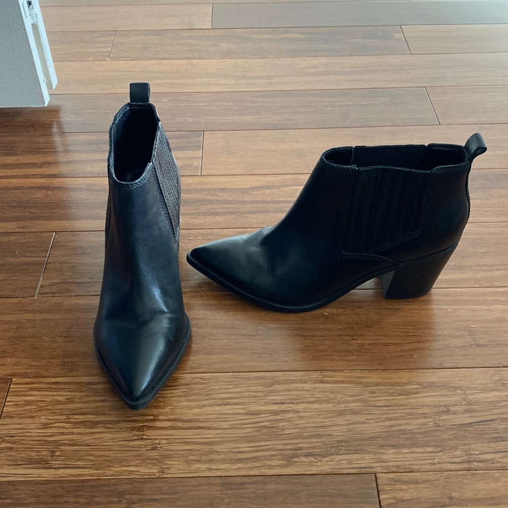 Marc Fisher heel booties